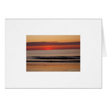 Sunrise over Hampton Beach Greeting Cards