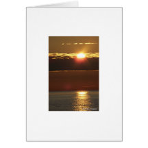 Sun's Reflection Greeting Card