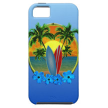 Sunset And Surfboards iPhone 5 Case