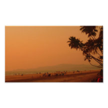 Sunset at murud photo print