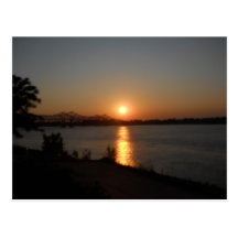 Sunset at Nachetz Ms Postcard
