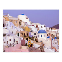 Sunset at Oil, Santorini 2 Postcards