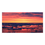 Sunset at Palmer Station Photo Greeting Card