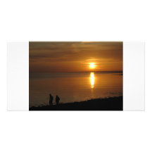 Sunset at Renville Personalized Photo Card