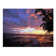 Sunset at the Beach...Postcard