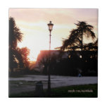 Sunset at the Coliseum Ceramic Tiles