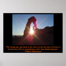 Sunset at the Delicate Arch Print