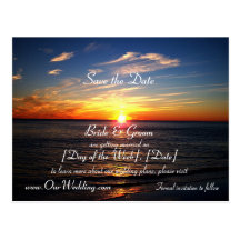 SUNSET BEACH POST CARD