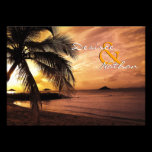 Sunset Beach Wedding Invitation invitations
