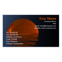 Sunset Business Card