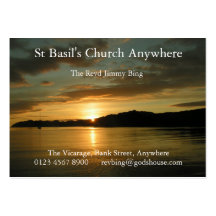 Sunset Business Card