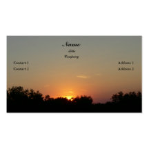 Sunset Business Card