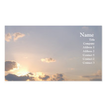 Sunset Business Cards