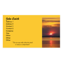 Sunset Business Cards