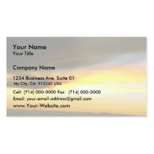 Sunset Business Cards