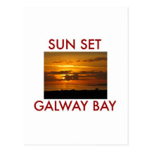 Sunset Galway Bay Postcards