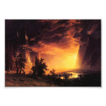 Sunset in the Yosemite Valley Photo Print