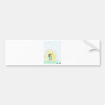 Sunset Love Bumper Stickers