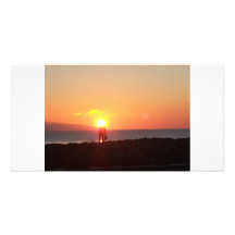 Sunset on Galway Bay Photo Card Template