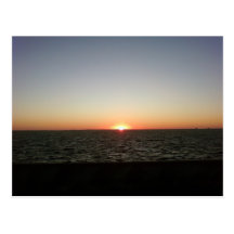 Sunset On The Gulf Postcard