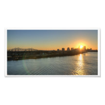 Sunset on the Mississippi Photograph