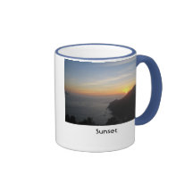Sunset on the Pacific Coffee Mugs