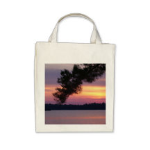 Sunset Organic Grocery Store Tote Tote Bag