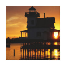Sunset Over Edenton Gallery Wrap Canvas