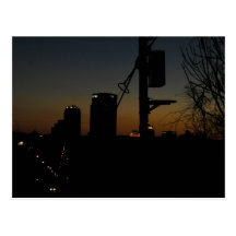 Sunset Over Pittsburgh Postcard