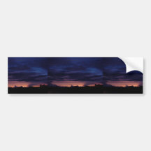 Sunset Over Tom Price From Near Mount Oxer (Marand Bumper Stickers