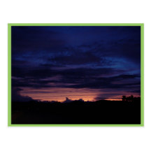 Sunset Over Tom Price From Near Mount Oxer (Marand Postcards