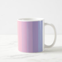 Sunset Pastel Stripes Coffee Mugs