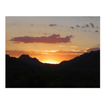 sunset post card