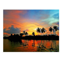 sunset post cards