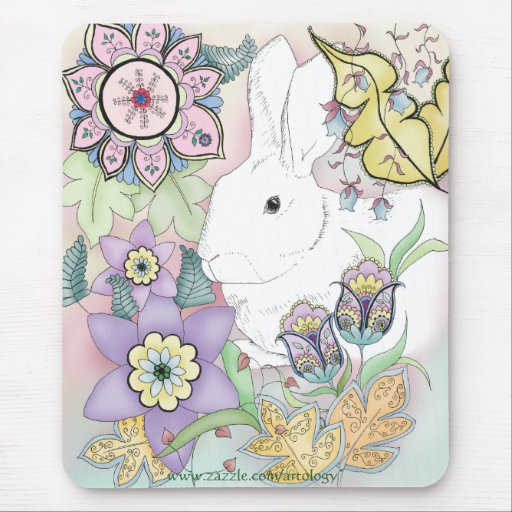 Sunset Rabbit Mousepad