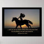 Sunset Ride POSTER
