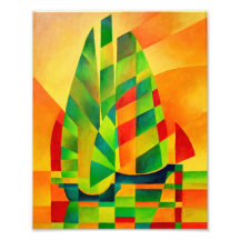 Sunset, Sails and Shadows Photo Art