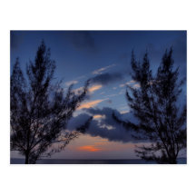 Sunset Seven Mile Beach Cayman Islands Postcards