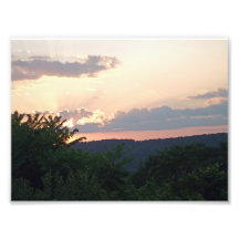 Sunset Silhouette Photo Print