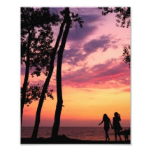 Sunset Silhouettes Photograph