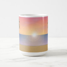 Sunset / Sunrise Beach Scene: Mug
