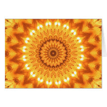 Sunshine and Happiness Mandala Card