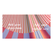 Sunshine and Rain Fractal Custom Photo Card