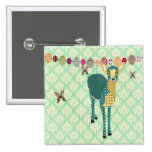 Sunshine Fawn Golddust Butterflies Mint Julep Dama buttons