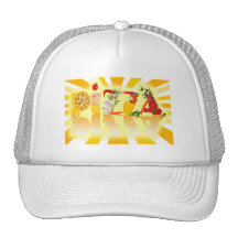 Sunshine Pizza Trucker Hats