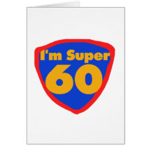 Super 60 greeting cards