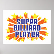Super Billiard Player Print