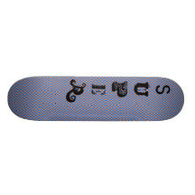 Super chequered skateboard
