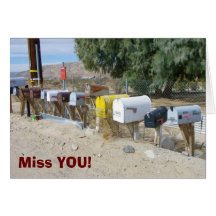 Super Cool Miss You Greeting Card!