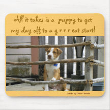 Super Cute puppy mouse pad!